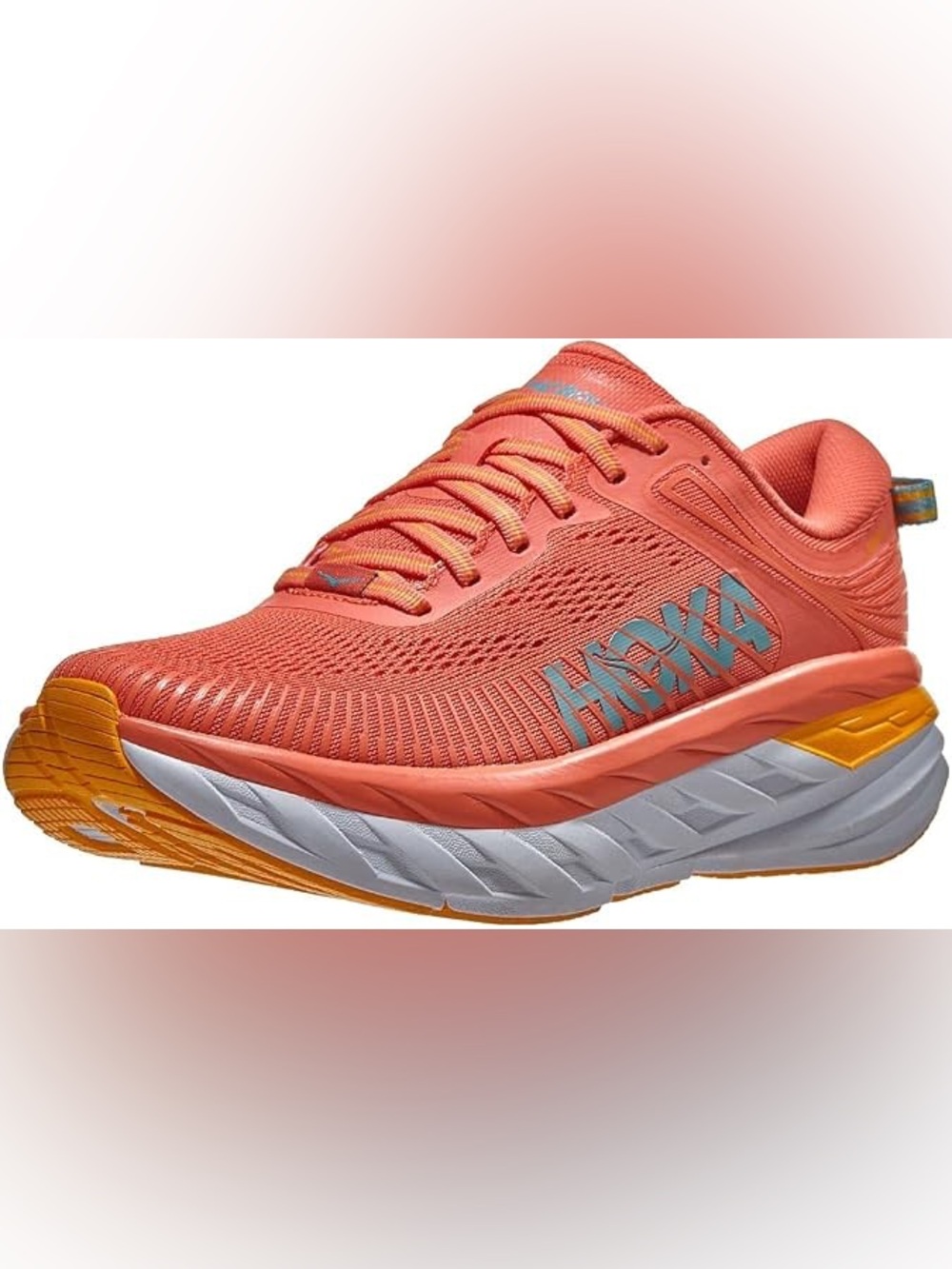 HOKA Sz 9.5 Bondi 7 Camellia Coastal Shade
